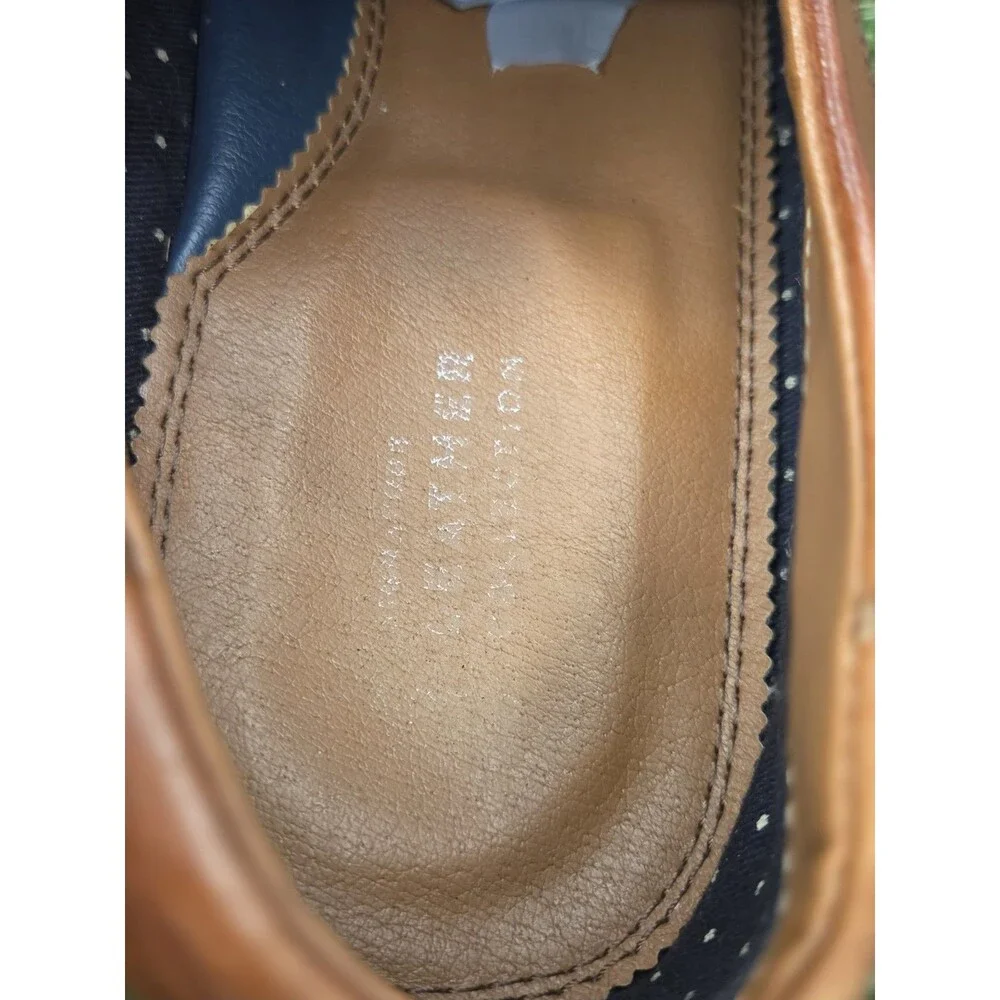 Cole Haan Lenox Hill Oxfords Cognac Leather Shoes Means 12 M
